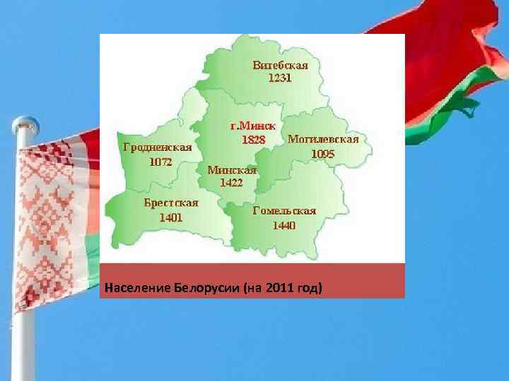 Население Белорусии (на 2011 год) 