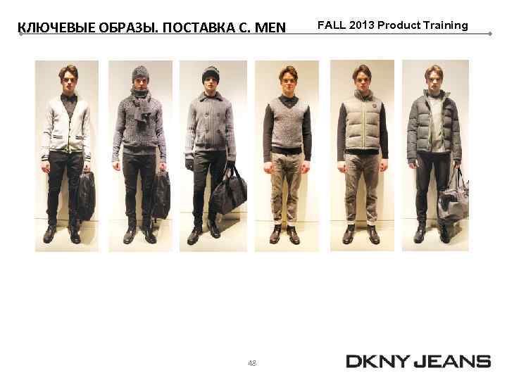 КЛЮЧЕВЫЕ ОБРАЗЫ. ПОСТАВКА С. MEN 48 FALL 2013 Product Training 