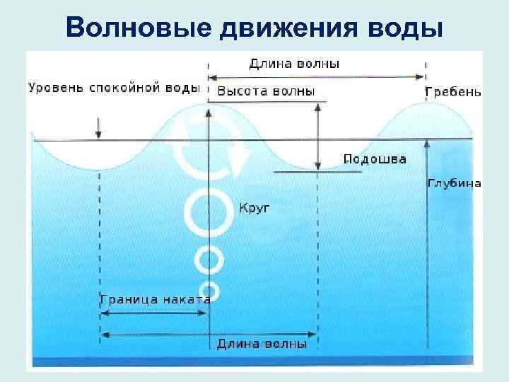 Волновые движения воды 