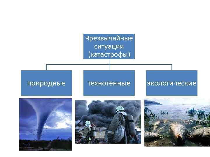 Чрезвычайные ситуации (катастрофы) природные техногенные экологические 