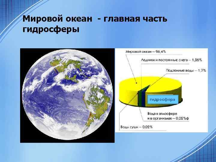 На планете суша занимает