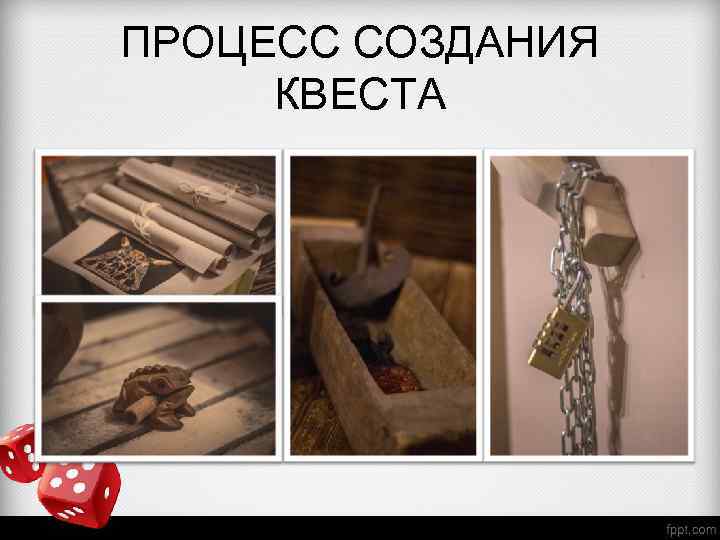 ПРОЦЕСС СОЗДАНИЯ КВЕСТА 