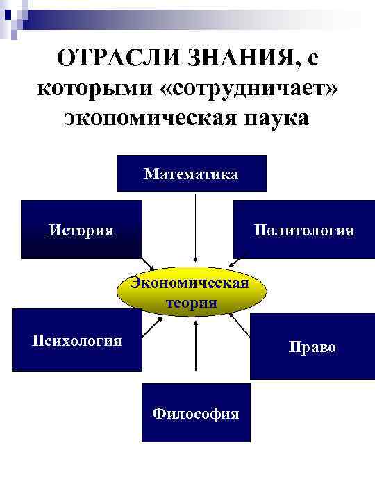 Какие отрасли знания