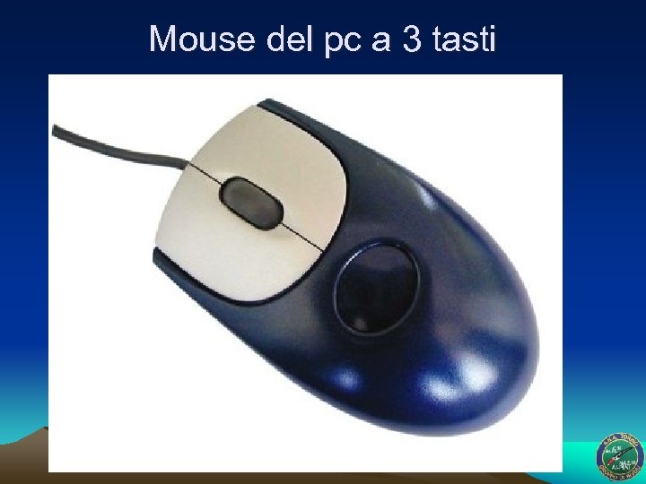 Mouse del pc a 3 tasti 