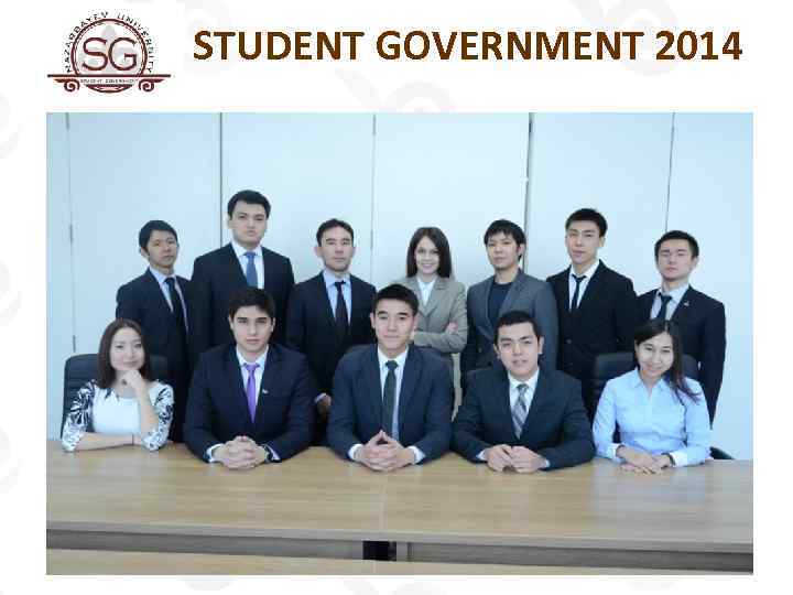 STUDENT GOVERNMENT 2014 
