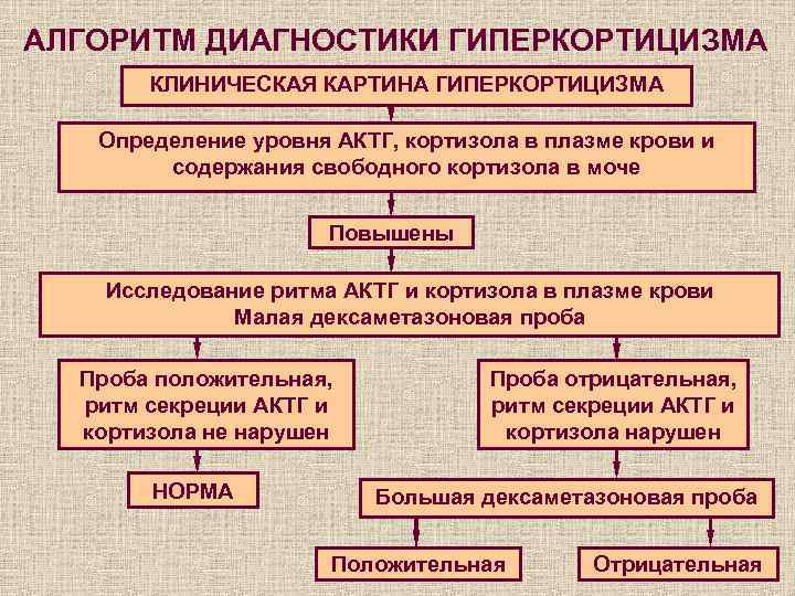 Схема этиологии и патогенеза болезни иценко кушинга