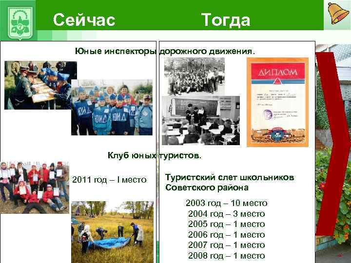 Сейчас Тогда С тех пор проделана огромная Спортивные Young ecologists. Юные экологи. Since that