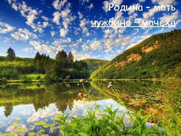Родина – мать чужбина – мачеха 