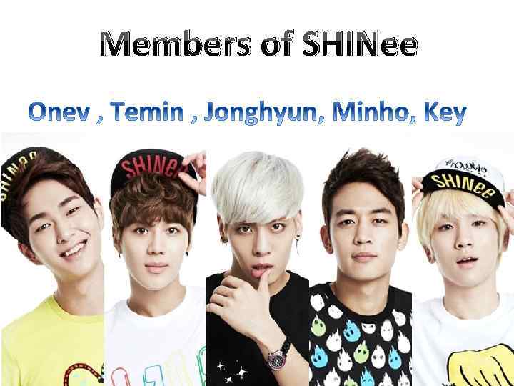 Members of SHINee 