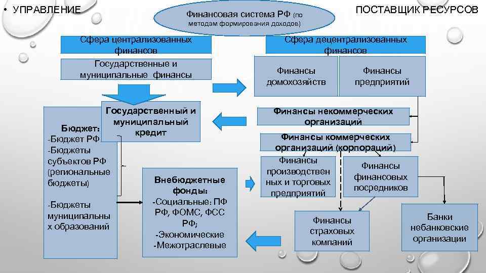 Государственный бюджет является централизованным финансовым планом