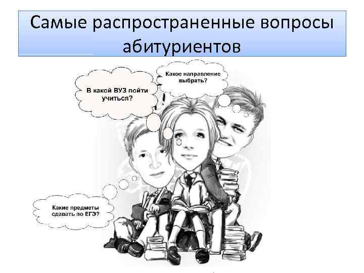 Самые распространенные вопросы абитуриентов 
