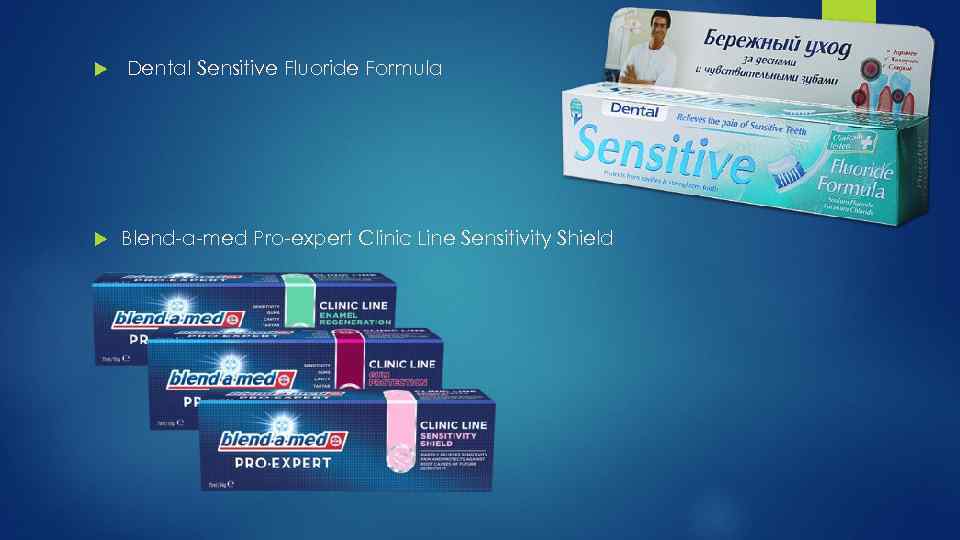  Dental Sensitive Fluoride Formula Blend-a-med Pro-expert Clinic Line Sensitivity Shield 