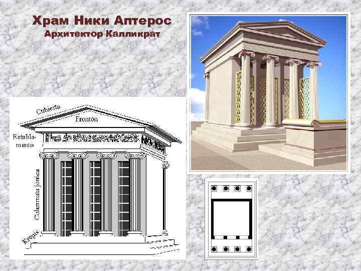 Храм Ники Аптерос Архитектор Калликрат 