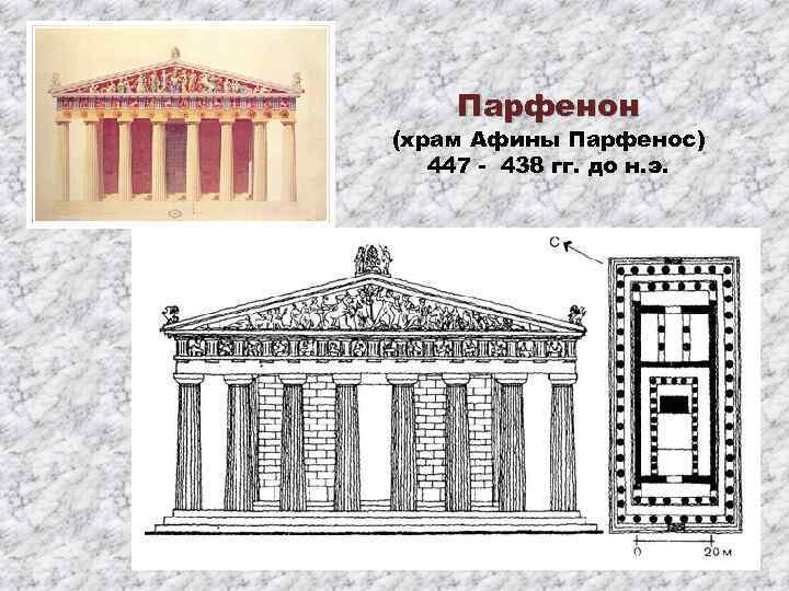 Парфенон рисунок 4 класс изо