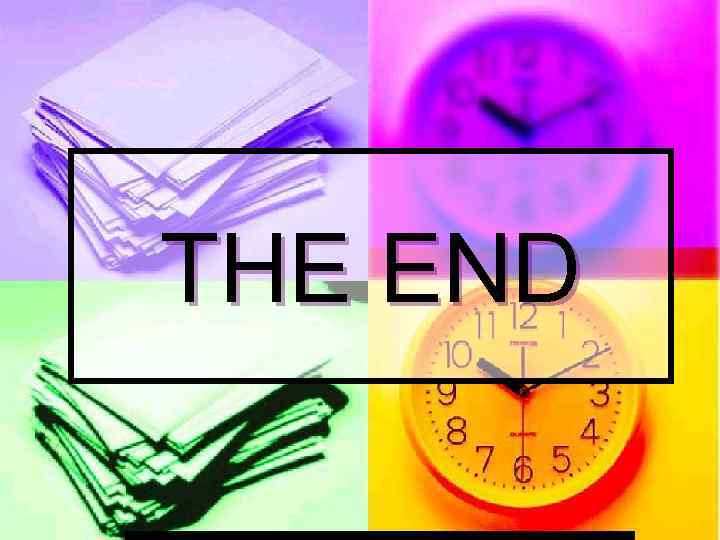 THE END 