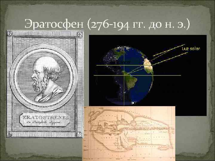 Эратосфен (276 -194 гг. до н. э. ) 