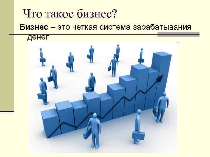 Что такое бизнес? Бизнес – это четкая система зарабатывания денег 