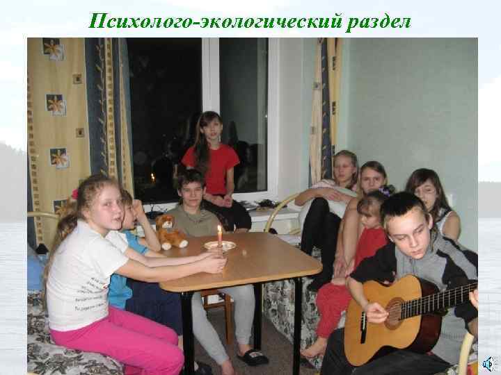 Психолого-экологический раздел 