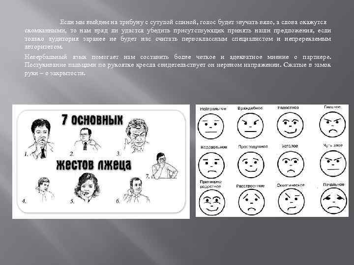 Если мы выйдем на трибуну с сутулой спиной, голос будет звучать вяло, а слова