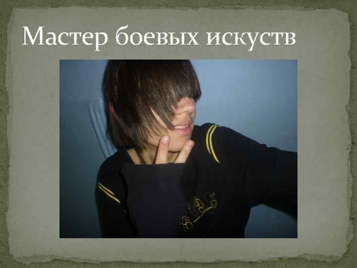 Мастер боевых искуств 