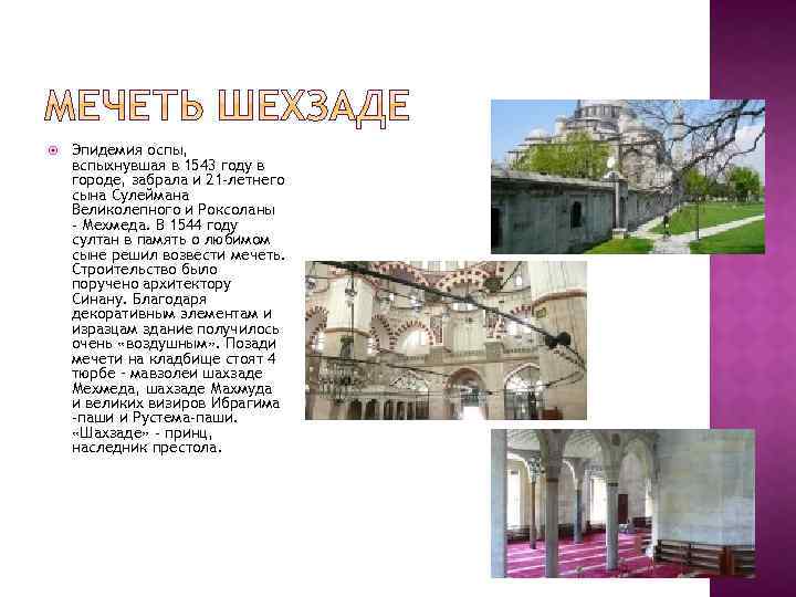  Эпидемия оспы, вспыхнувшая в 1543 году в городе, забрала и 21 -летнего сына