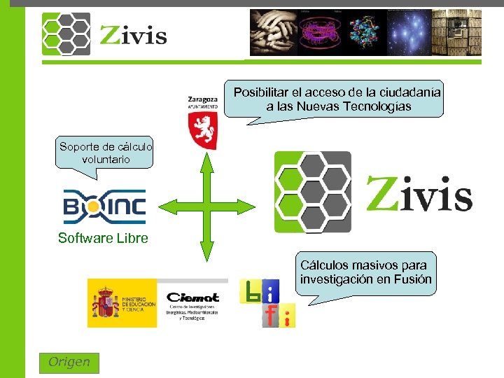 Posibilitar el acceso de la ciudadanía a las Nuevas Tecnologías Soporte de cálculo voluntario