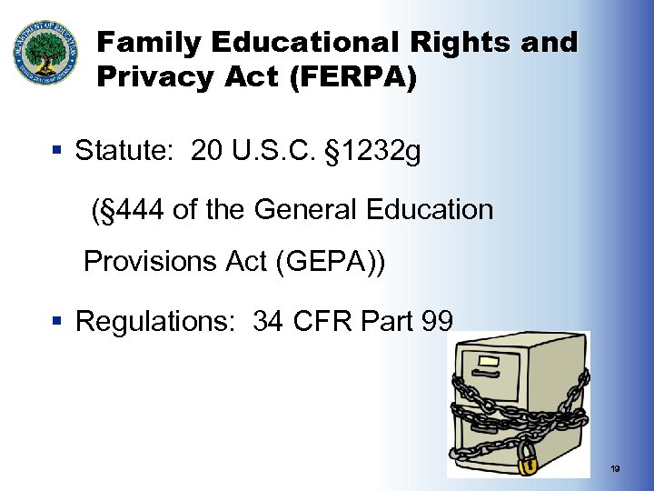 Family Educational Rights and Privacy Act (FERPA) § Statute: 20 U. S. C. §
