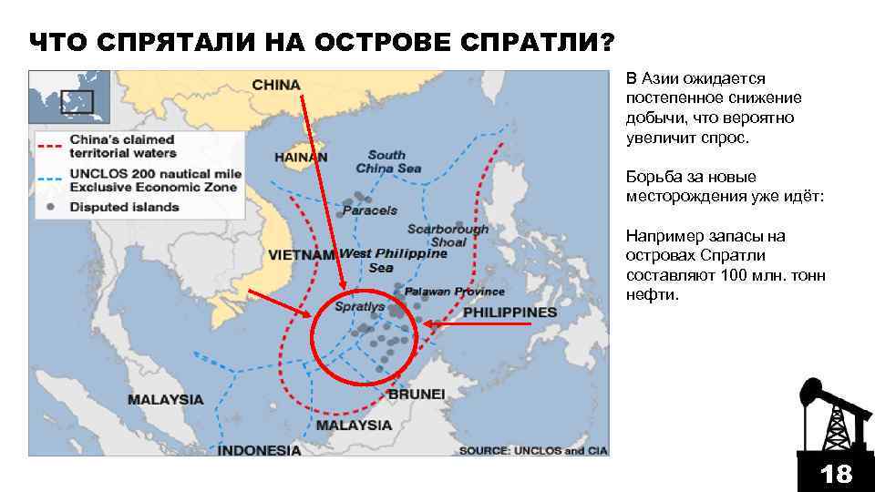 ЧТО СПРЯТАЛИ НА ОСТРОВЕ СПРАТЛИ? В Азии ожидается постепенное снижение добычи, что вероятно увеличит