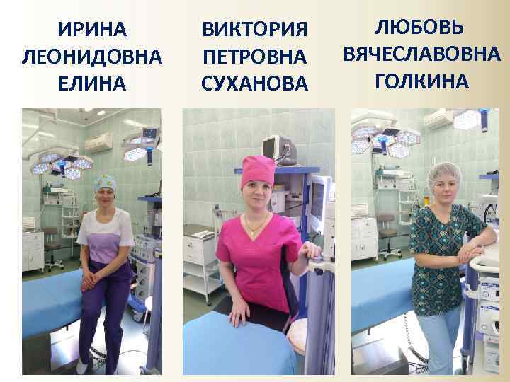 ИРИНА ЛЕОНИДОВНА ЕЛИНА ВИКТОРИЯ ПЕТРОВНА СУХАНОВА ЛЮБОВЬ ВЯЧЕСЛАВОВНА ГОЛКИНА 