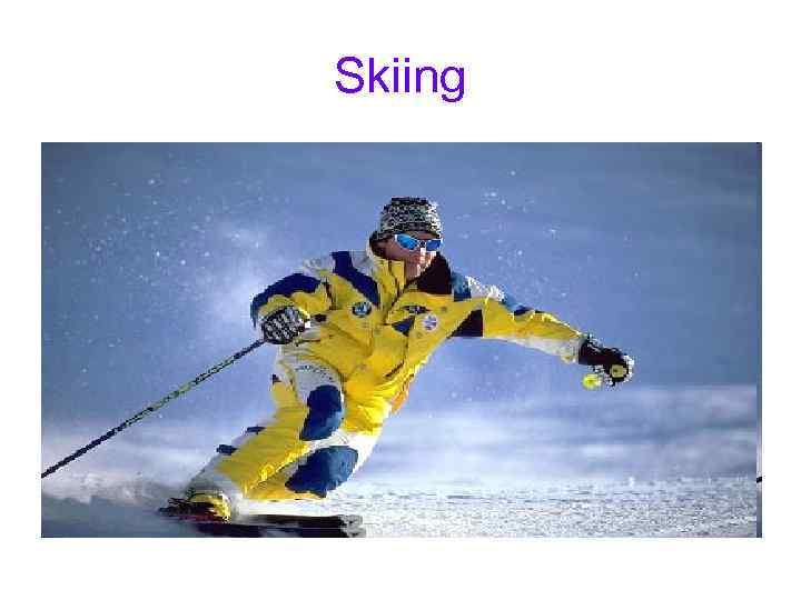Skiing 