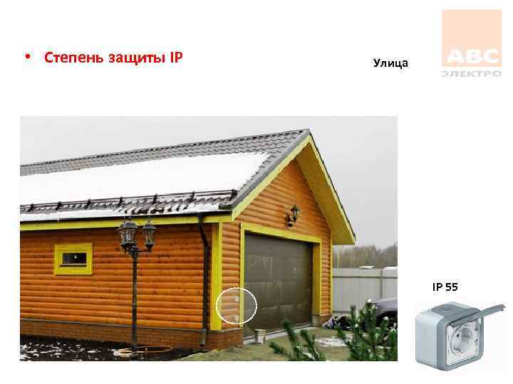  • Степень защиты IP Улица IP 55 