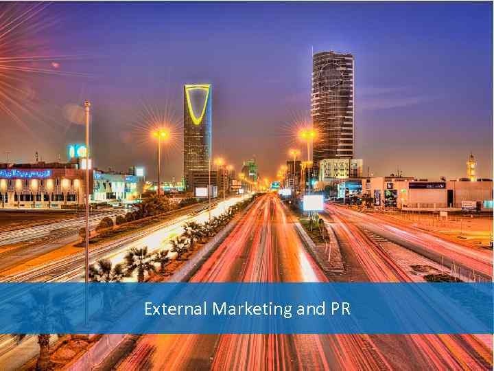 External Marketing and PR 