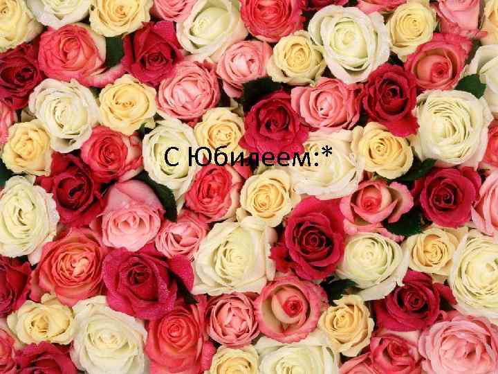 С Юбилеем: * 