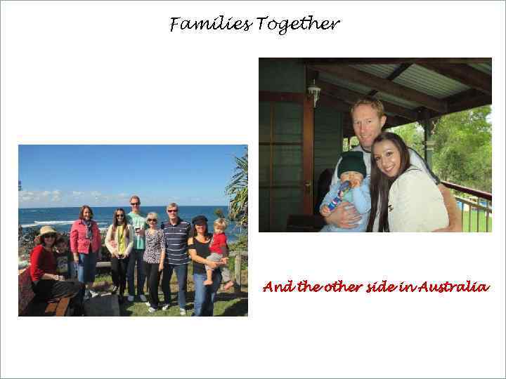 Families Together And the other side in Australia 