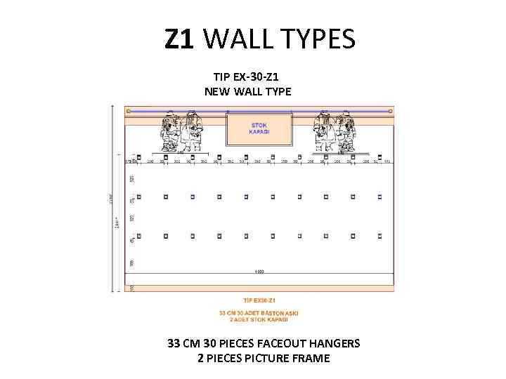 Z 1 WALL TYPES TIP EX-30 -Z 1 NEW WALL TYPE 33 CM 30