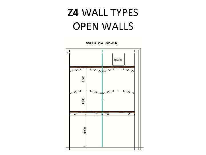 Z 4 WALL TYPES OPEN WALLS 