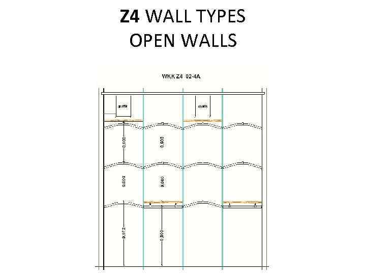 Z 4 WALL TYPES OPEN WALLS 