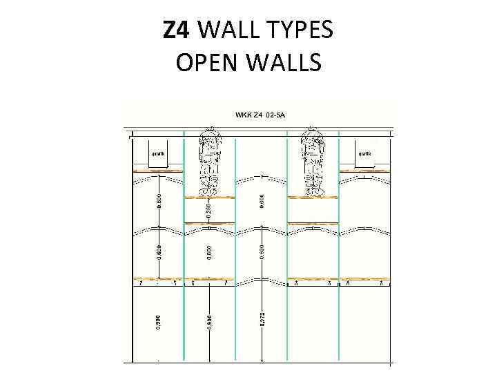 Z 4 WALL TYPES OPEN WALLS 