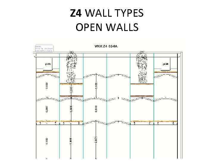 Z 4 WALL TYPES OPEN WALLS 