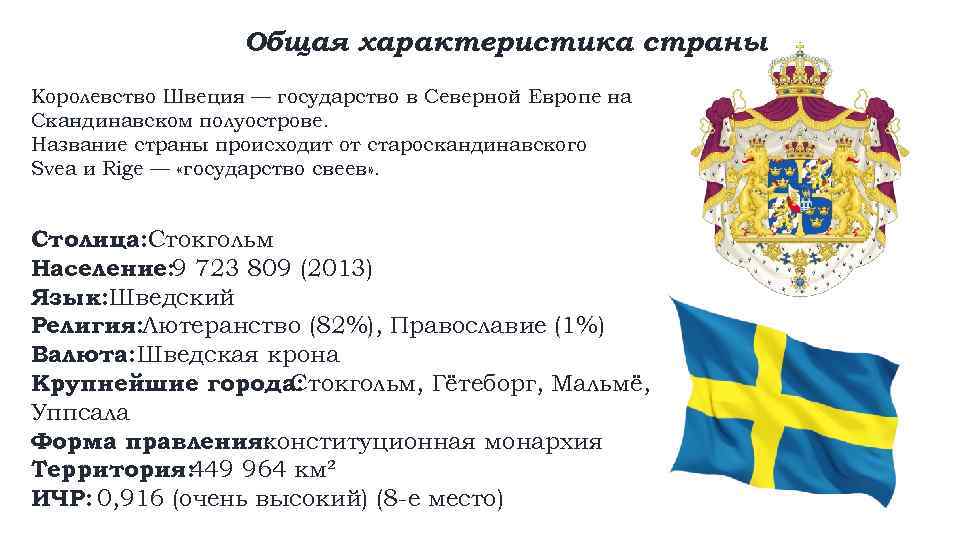 Описание швеции по плану 7