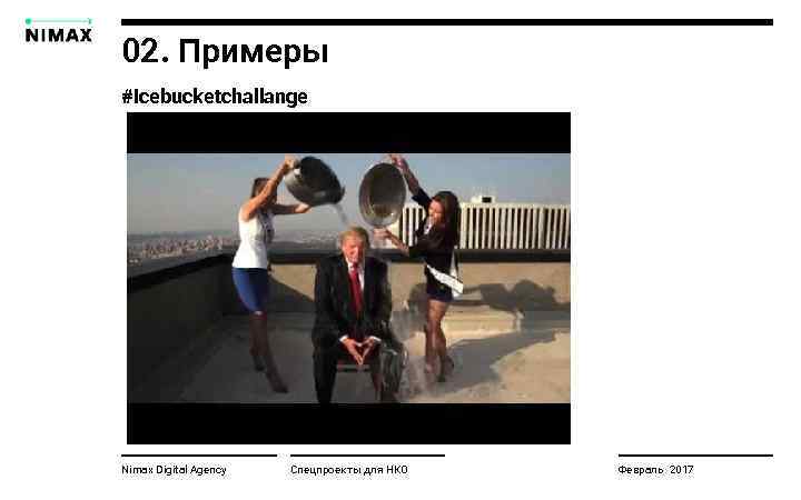 02. Примеры #icebucketchallange Nimax Digital Agency Спецпроекты для НКО Февраль 2017 