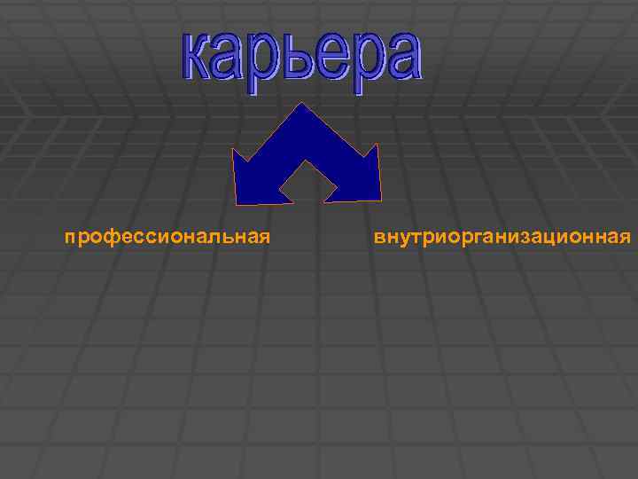 профессиональная внутриорганизационная 