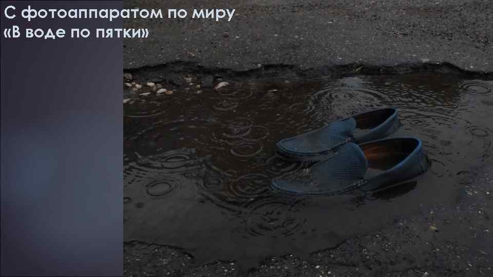 С фотоаппаратом по миру «В воде по пятки» 