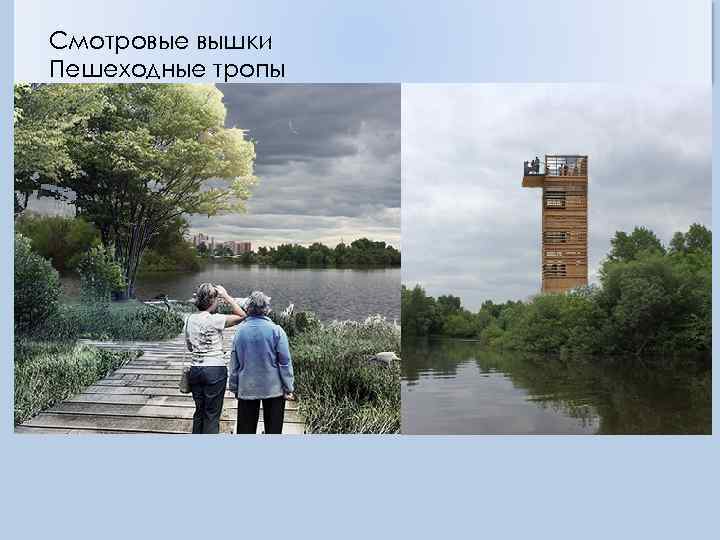 Смотровые вышки Пешеходные тропы 