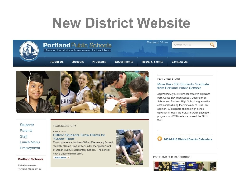New District Website 