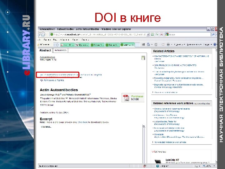 DOI в книге 