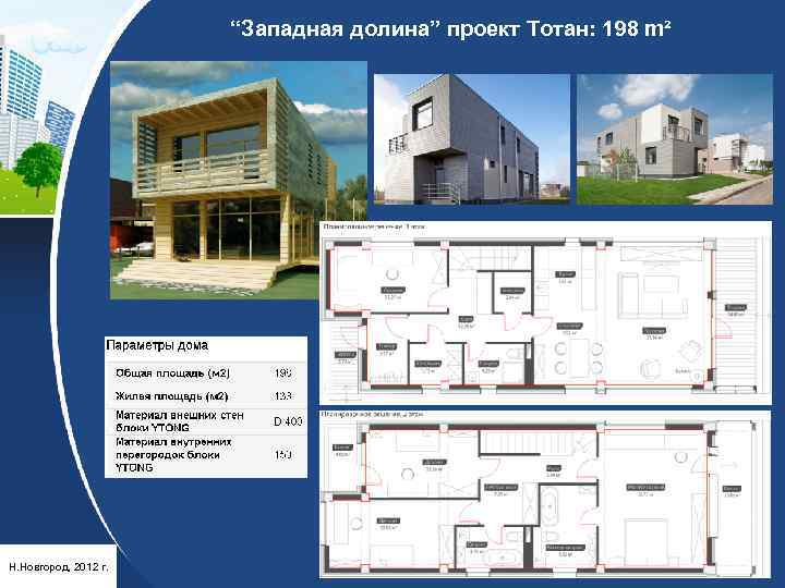 “Западная долина” проект Тотан: 198 m² Н. Новгород, 2012 г. 