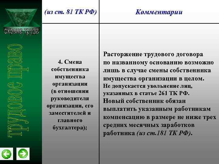 261 тк. Ст 261 ТК. Ст 261 трудового кодекса. Ст 261 ТК РФ. Статья 261 ТК РФ.