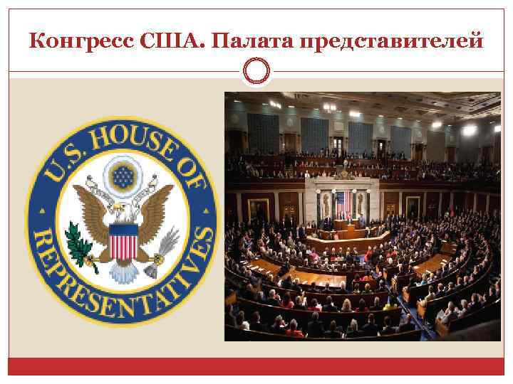Конгресс США. Палата представителей 
