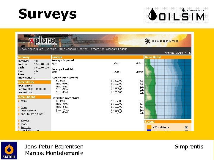 Surveys Jens Petur Bærentsen Marcos Monteferrante Simprentis 